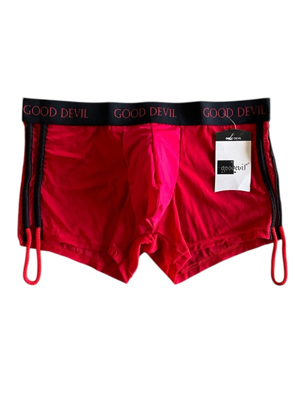 Good Devil Red Men's Mesh Boxer Trunk